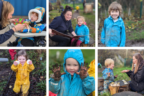 Cubs & Kits in Berwick enjoy the wild garden