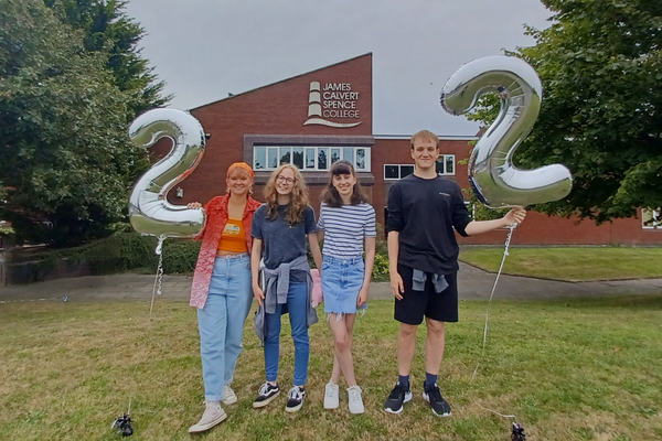 Results Day at James Calvert Spence College