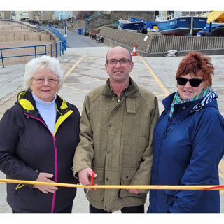 Image demonstrating Newbiggin Promenade improvement works complete