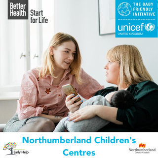 Northumberland Children's Centres recognised for breastfeeding support