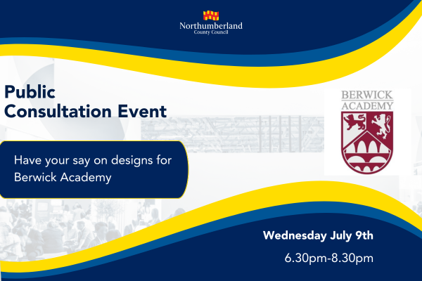 Berwick Academy design public consultation event