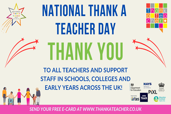 Thank a teacher day