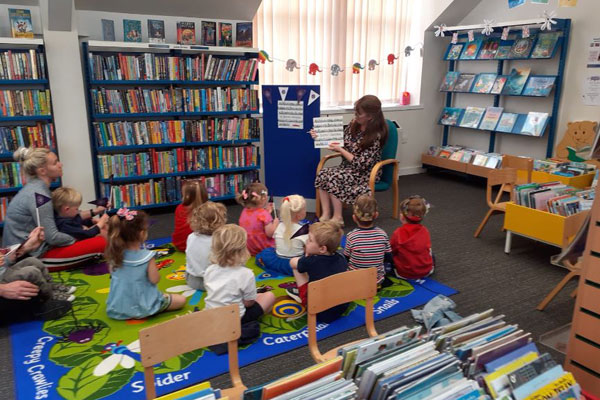 Children taking part in the Right Royal Read