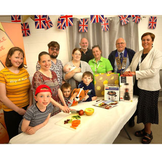 Families in Blyth have been attending a cookery workshop