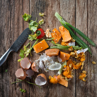 A selection of food waste. The county is set to introduce a pilot to recycle it