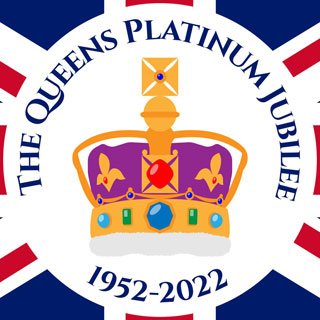 Poster celebrating the Queen's Platinum Jubilee. More than 200 groups have received funding in the county for events
