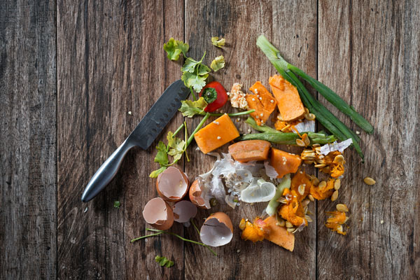 A selection of food waste. The county is set to introduce a pilot to recycle it