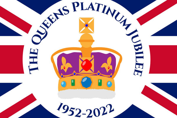 Poster celebrating the Queen's Platinum Jubilee. More than 200 groups have received funding in the county for events