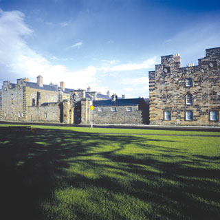 An outdoor shot of Berwick Barracks