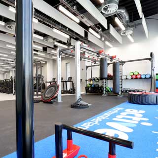 An interior shot of the new Morpeth Leisure Centre
