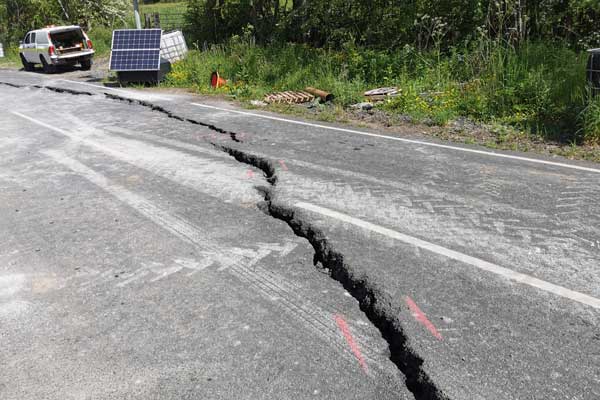 The landslip at Todstead near Rothbury