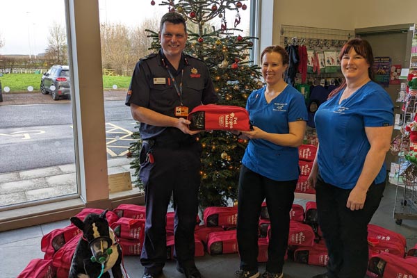 Steve Kennedy Assistant Chief Fire Officer at Northumberland Fire and Rescue Service along with Melanie and Laura from Robson and Prescott