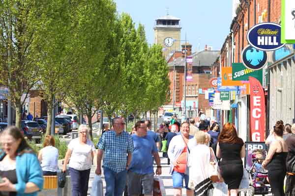 Station Road in Ashington