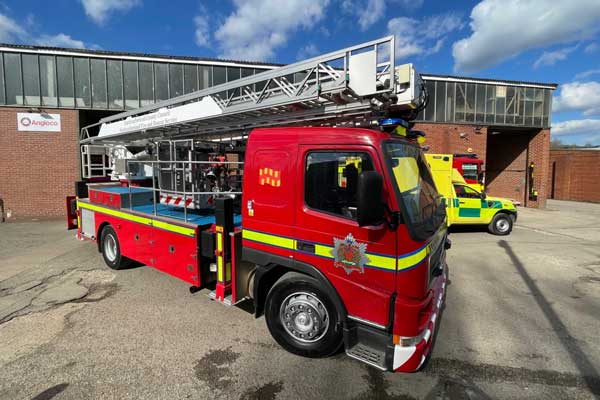 Northumberland Fire and Rescue service's new Aerial Ladder Platform