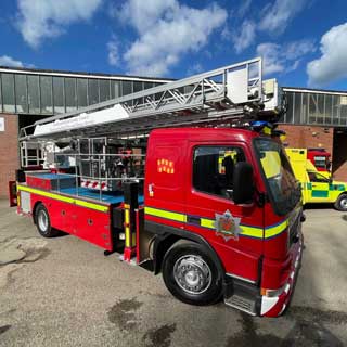 Northumberland Fire and Rescue service's new Aerial Ladder Platform