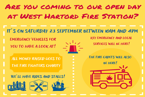 West Hartford Fire Station will open its doors on Saturday 23 September