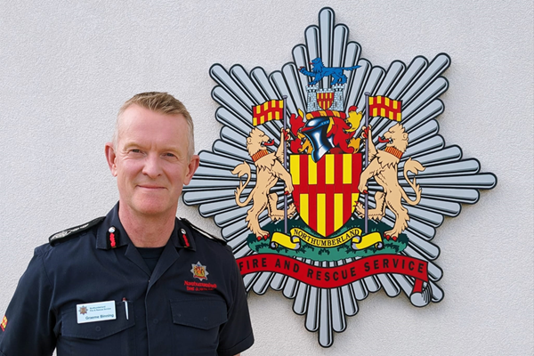Graeme Binning, 50, has officially taken up his new position as Chief Fire Officer.