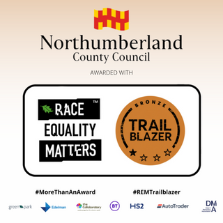 Image demonstrating Council awarded with prestigious Race Equality Matters Trailblazer status