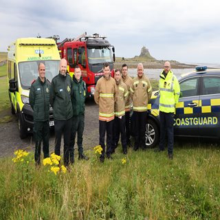 Emergency services have signed a new agreement over responses on Holy Island.