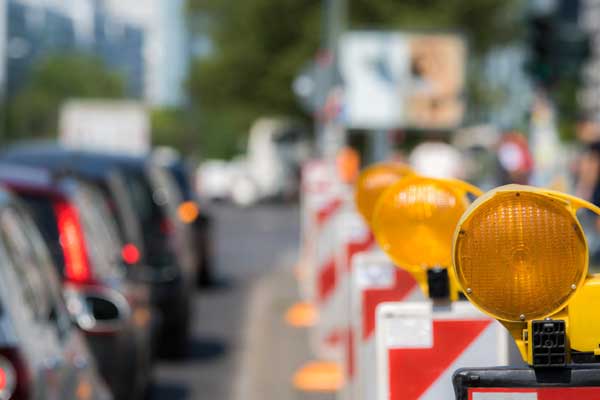 Roadworks in the street