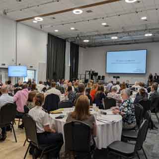 Speakers at an inequality conference held in Northumberland