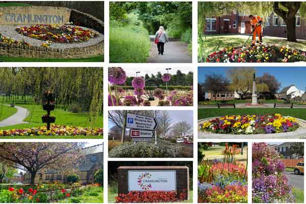 A montage of images of Cramlington