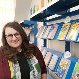 Northumberland Librarian Katy Wedderburn who has been judging national awards