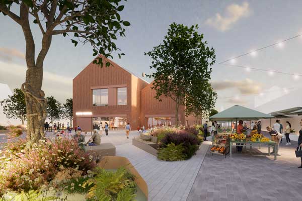 Artist impression of the new Blyth cultural venue