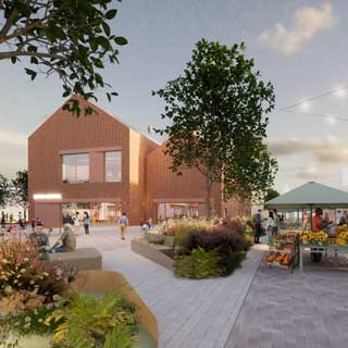 Artist impression of the new Blyth cultural venue