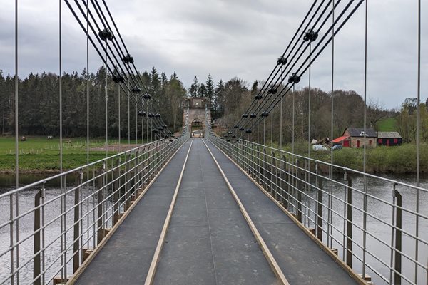 The Union Chain Bridge which has scooped three awards