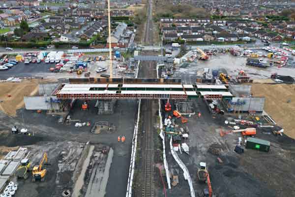 Work progressing on Newsham road bridge in Blyth