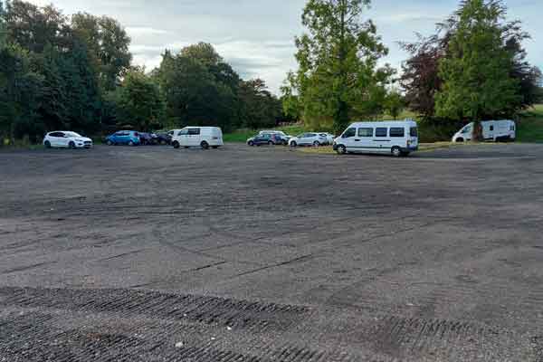 The expanded Duchess carpark in Alnwick