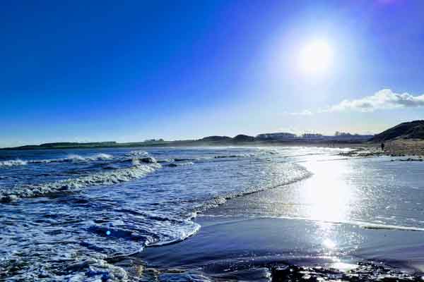 Embleton Beach in Northumberland