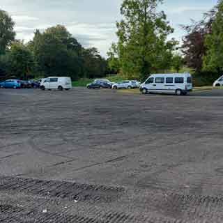 The expanded Duchess carpark in Alnwick