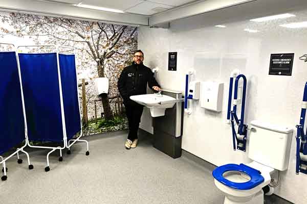 The new changing places facility at The Alnwick Garden