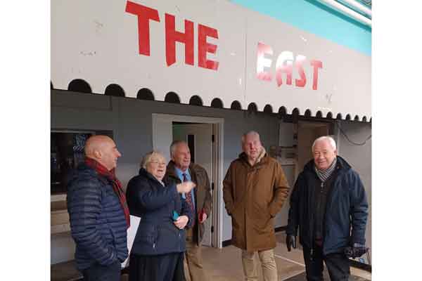 Councillors visiting the former Prudhoe East Centre
