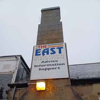 The outside of the East Centre in Prudhoe