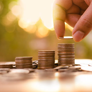 A pile of coins. The Council has approved its budget for the coming year