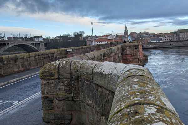 Berwick Old Bridge. Repair work is starting on January 25th