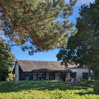 Tyne Riverside Country Park Cafe - Scenery with people sitting outside 