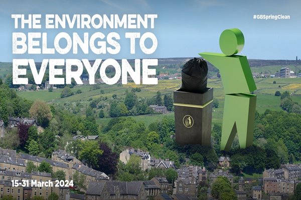 A graphic promoting this year's Great British Spring Clean