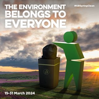 A graphic promoting this year's Great British Spring Clean