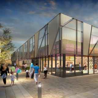 Artist's impression of a new cinema in Ashington