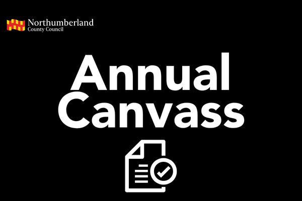 A graphic stating annual canvass