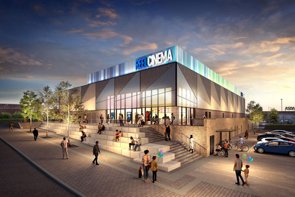 A CGI of the new cinema in Ashington