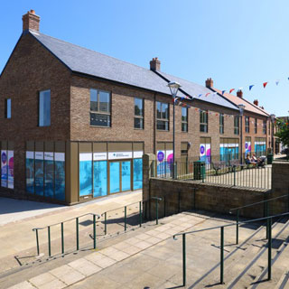 The market place in Bedlington