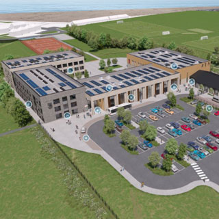ACGI of a possible design for the new Berwick Academy