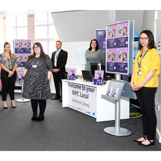 Staff at Berwick library