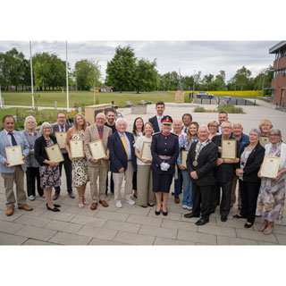 The county's local heroes being honoured
