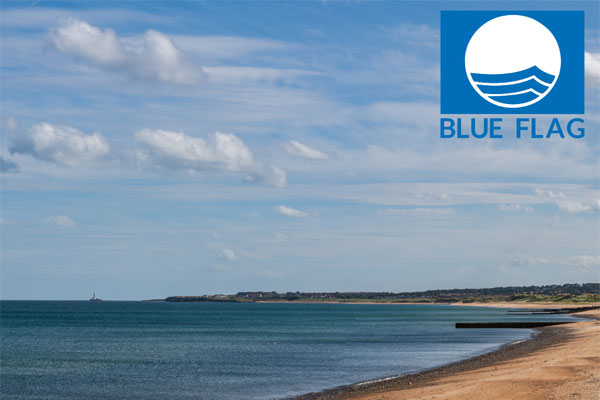 Blyth South Beach which has got a Blue Flag Award